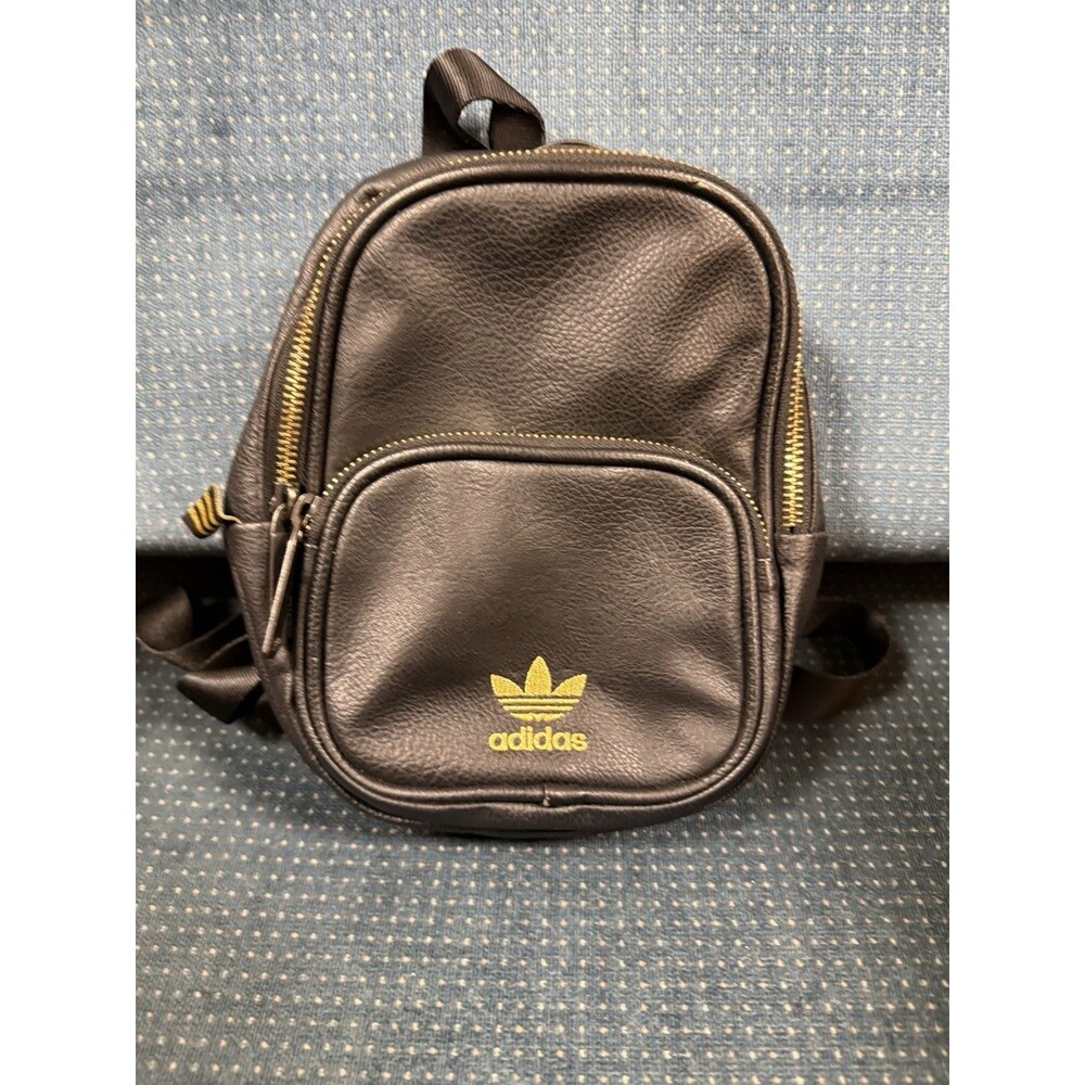 ADIDAS Black/Gold Mini Backpack
